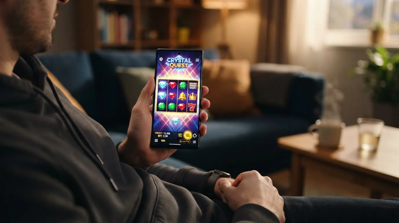 Modern video slot interface showing Pragmatic Play pokies on mobile device