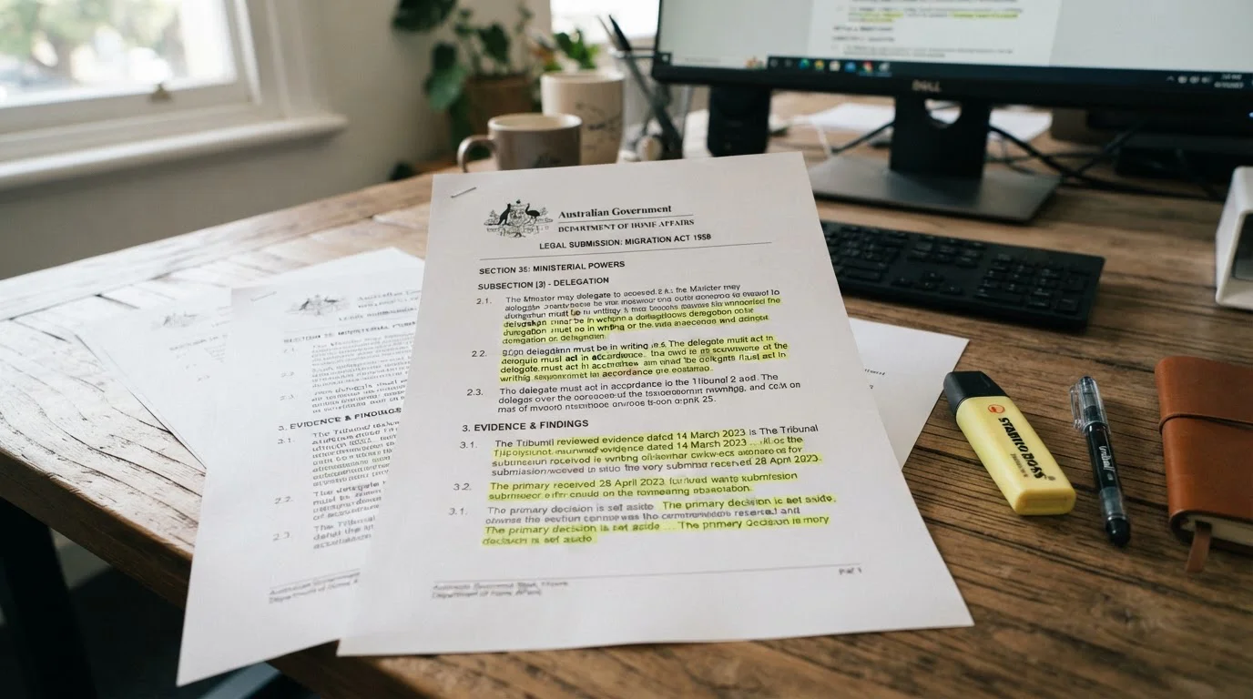 Australian legal document showing IGA 2001 text with highlighted enforcement provisions