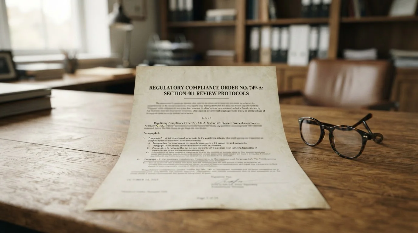 Regulatory document showing IGA prohibition text