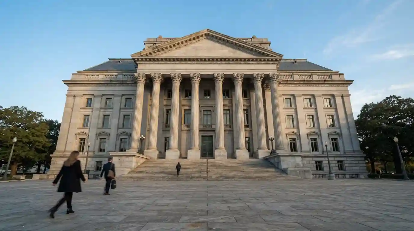 Australian government building with legal documents symbolizing gambling regulation