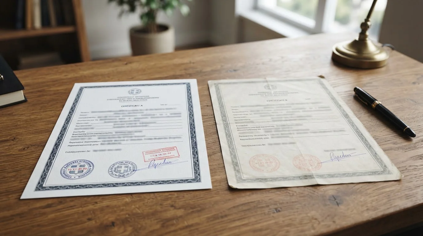 Offshore casino license documents showing Curaçao and Anjouan comparison